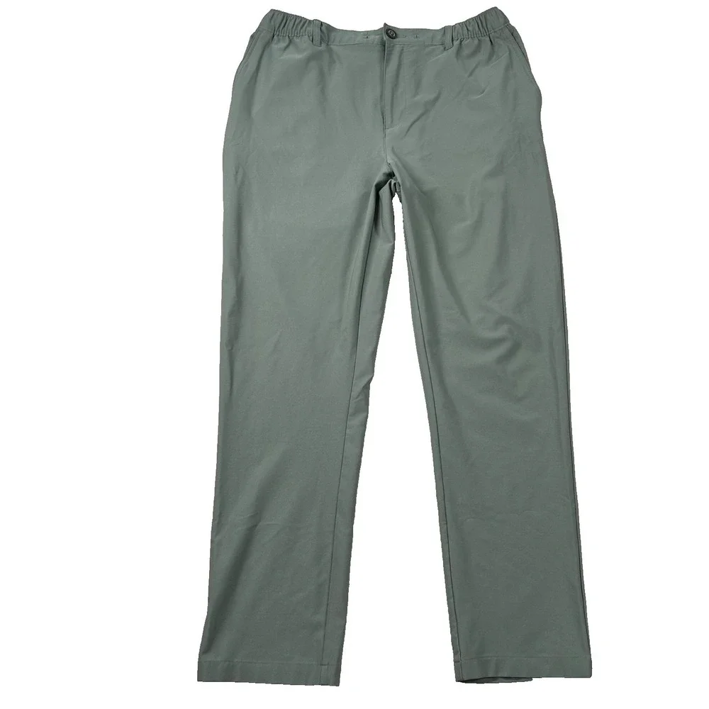 Chubbies Pants Mens XL 34x30 Everywear Performance Chino Golf Sage Green Elastic